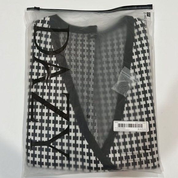 DAZY geo pattern double breasted sleeveless cardigan 🐚 - Picture 7 of 7